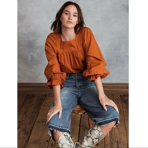 HAPPY X NATURE Kate Hudson Juliet Blouse Small